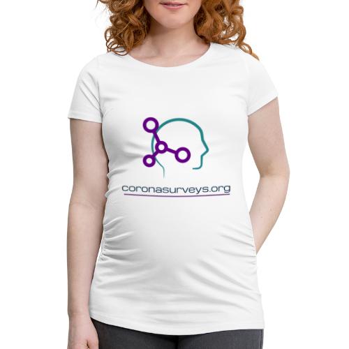 coronasruveys full logo transparent - Women's Pregnancy T-Shirt 
