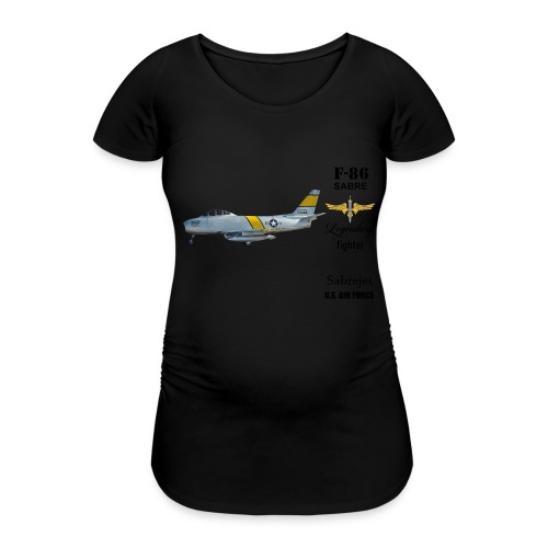F-86 Sabre - Frauen Schwangerschafts-T-Shirt