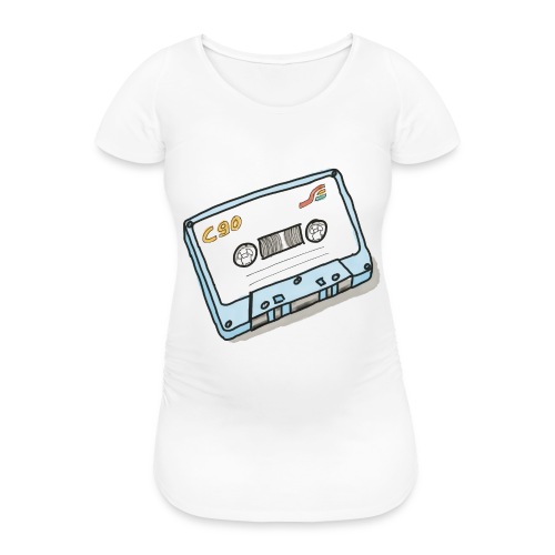 Cassette - Frauen Schwangerschafts-T-Shirt
