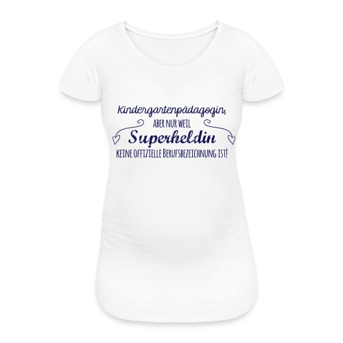 Stoffbeutel: Kindergartenpädagogin - Frauen Schwangerschafts-T-Shirt