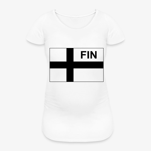 Finnish Tactical Flag FINLAND - Soumi - FIN - Gravid-T-shirt dam