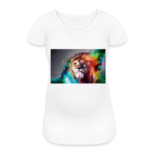 hjälte lion - Gravid-T-shirt dam