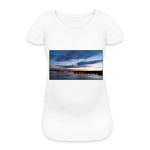 Sommarnatt1 - Gravid-T-shirt dam