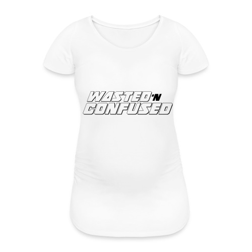 OFFICIAL WNC MERCHANDISE (wit) - Vrouwen zwangerschap-T-shirt