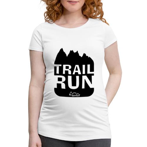 Trail Run - Frauen Schwangerschafts-T-Shirt