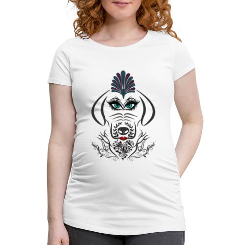 Hipster Dog Girl by T-shirt chic et choc - T-shirt de grossesse Femme