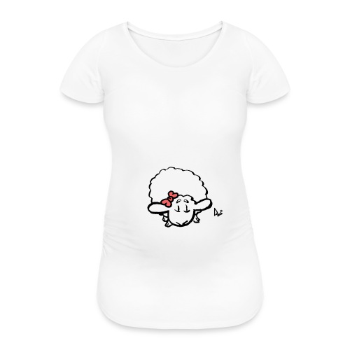 Baby Lamm (rosa) - Gravid-T-shirt dam