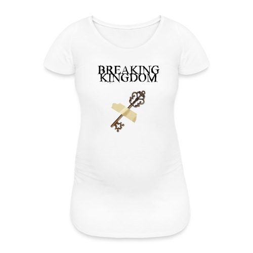 BK-Weißes-Design - Frauen Schwangerschafts-T-Shirt