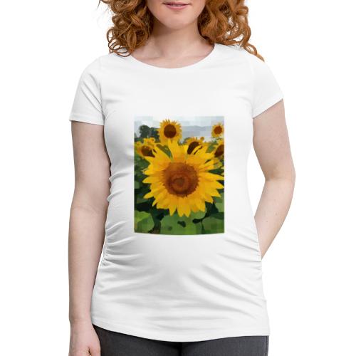 Sonnenblume - Frauen Schwangerschafts-T-Shirt