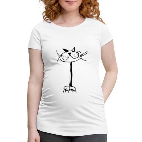 Katze - Frauen Schwangerschafts-T-Shirt