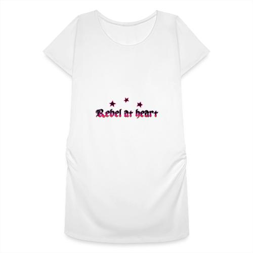 rebel at heart - Frauen Schwangerschafts-T-Shirt