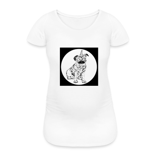 rysunek Pies-Jednorożec - Koszulka ciążowa