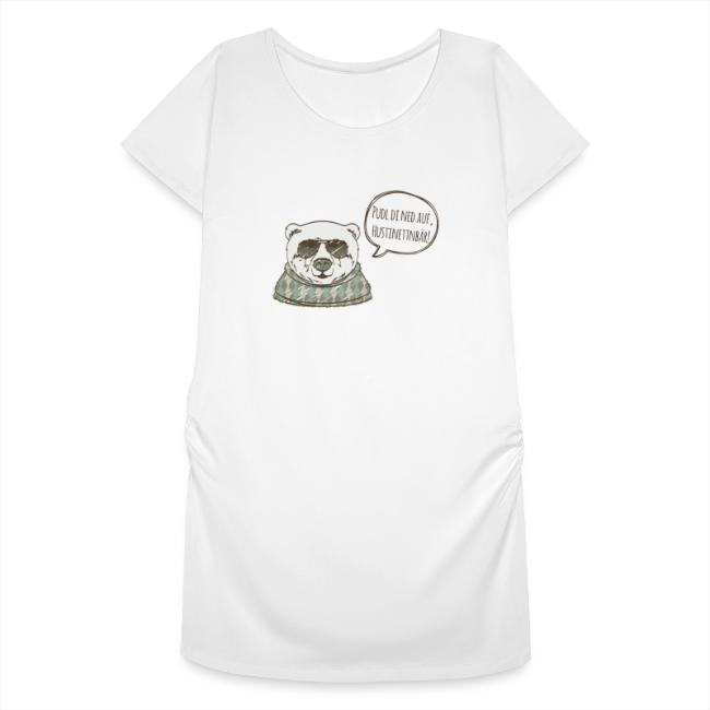 Vorschau: Pudl di ned auf Hustinettnbär - Frauen Schwangerschafts-T-Shirt