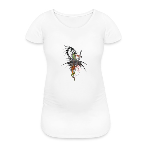 Dragon Sword - Drachenkampf - Frauen Schwangerschafts-T-Shirt