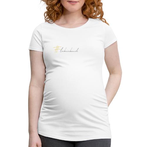 Liebe im Bauch - gelb - Frauen Schwangerschafts-T-Shirt