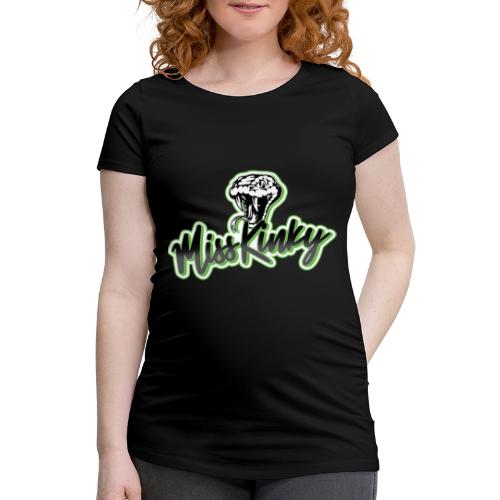 Logo Miss Kinky vert - T-shirt de grossesse Femme