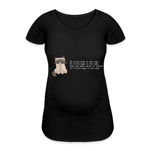 99bugs - white - Vrouwen zwangerschap-T-shirt