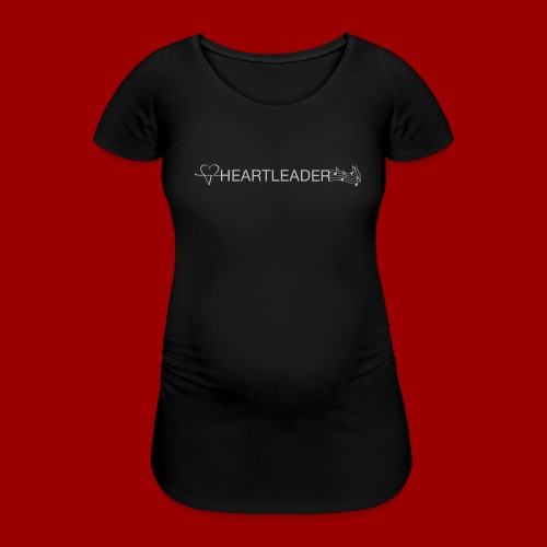 Heartleader Charity (weiss/grau) - Frauen Schwangerschafts-T-Shirt