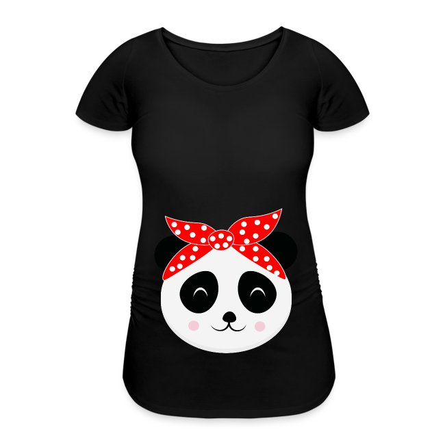 Lustiges Schwangerschafts T-Shirt "süßer Pandabär"
