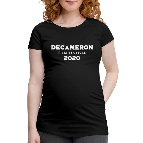 DECAMERON Film Festival 2020 (FRONT & BACK) - Women's Pregnancy T-Shirt 