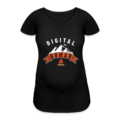 Digital Nomad - Frauen Schwangerschafts-T-Shirt