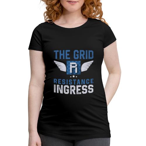 TheGrid Design - Frauen Schwangerschafts-T-Shirt