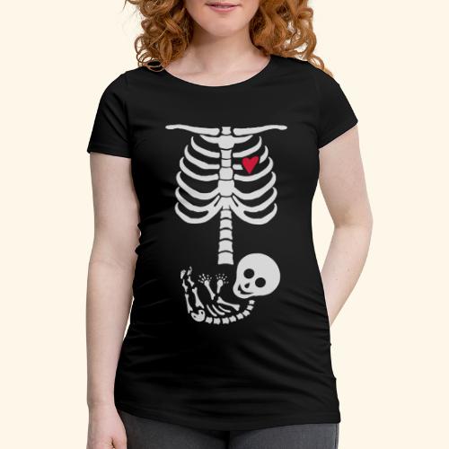 Baby Skelett Schwangerschafts Shirt - Frauen Schwangerschafts-T-Shirt