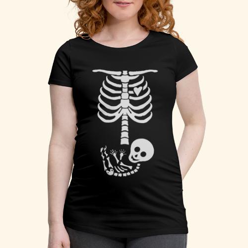 Baby Skelett US Version Maternity / Schwangerschaf - Frauen Schwangerschafts-T-Shirt