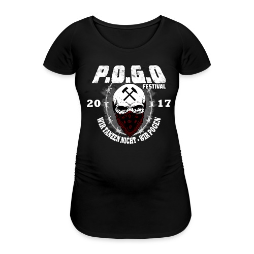 POGO FESTIVAL 2017 - Frauen Schwangerschafts-T-Shirt