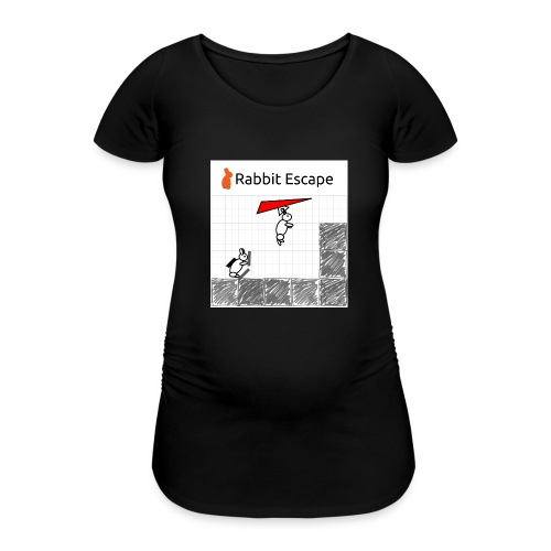 Rabbit Escape Hang-glider T-shirt - Women's Pregnancy T-Shirt 