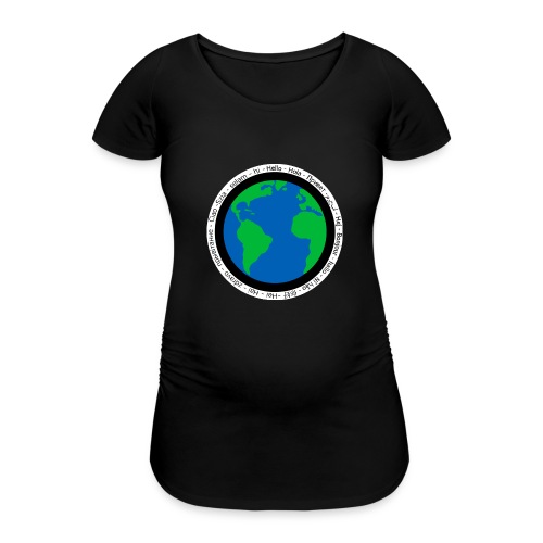 We are the world - Women's Pregnancy T-Shirt 