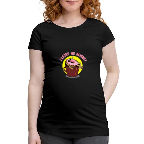J'ADORE ME BEIGNET ! (café) - T-shirt de grossesse Femme