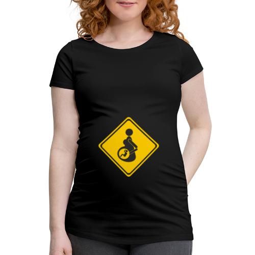 Schwangerschaftsshirt - Achtung Schwanger - Frauen Schwangerschafts-T-Shirt