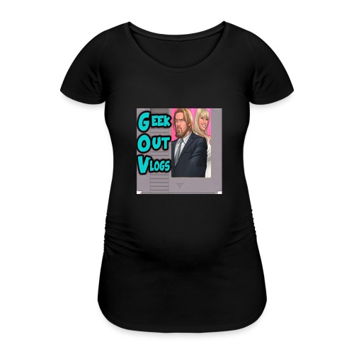 GeekOut Vlogs NES logo - Women's Pregnancy T-Shirt 