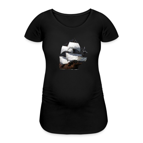 Segelschiff - Frauen Schwangerschafts-T-Shirt