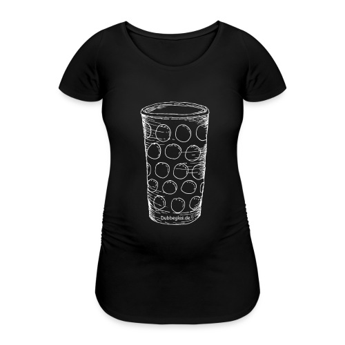 Dubbeglas un kä Blumevase - Frauen Schwangerschafts-T-Shirt