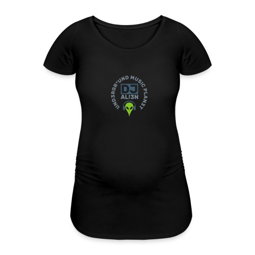 DJ Underground Music Planet Aliens - Women's Pregnancy T-Shirt 