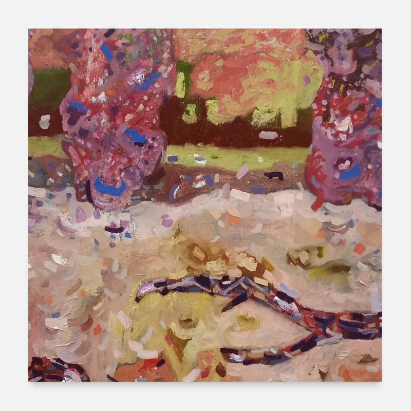 Parc impressionniste Poster 60 x 60 cm