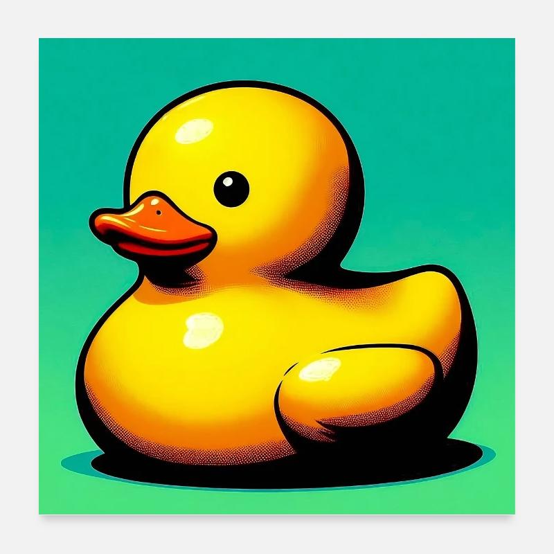 Duckling Duck Duck Duck Poster 24" x 24" (60x60 cm)
