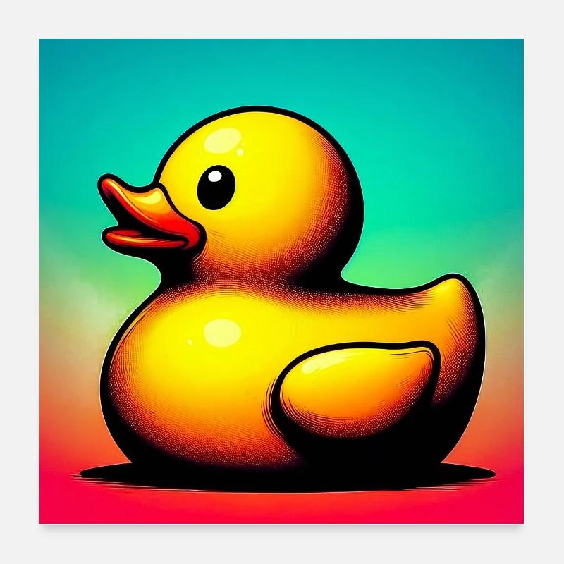 Duckling Duck Duck Duck Poster 24" x 24" (60x60 cm)
