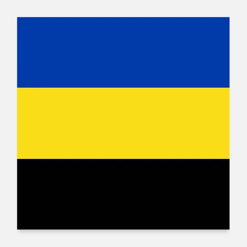 Drapeau de la Gueldre Poster 60 x 60 cm