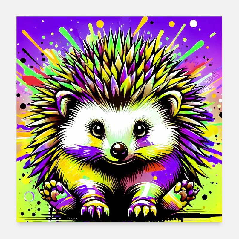 Igel Poster 60x60 cm