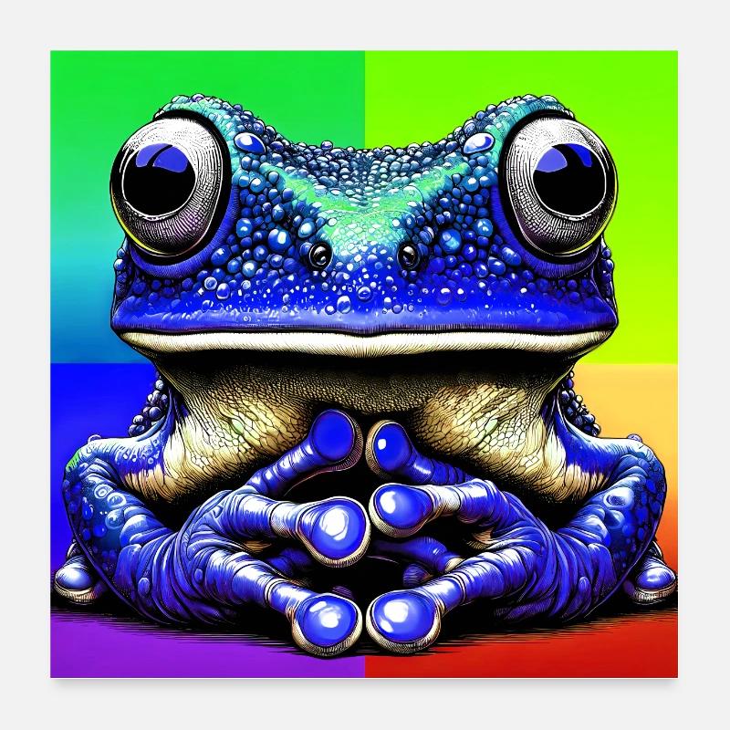 frog Poster 24" x 24" (60x60 cm)