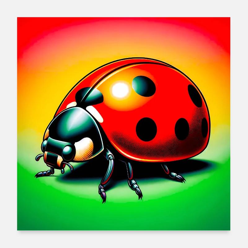 coccinelle Poster 60 x 60 cm