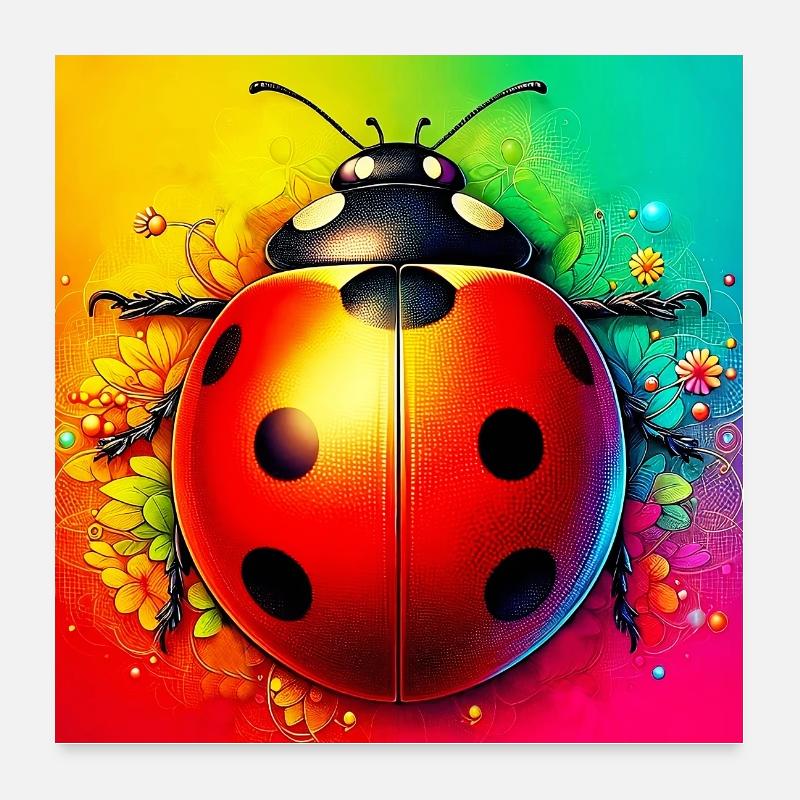 coccinelle Poster 60 x 60 cm