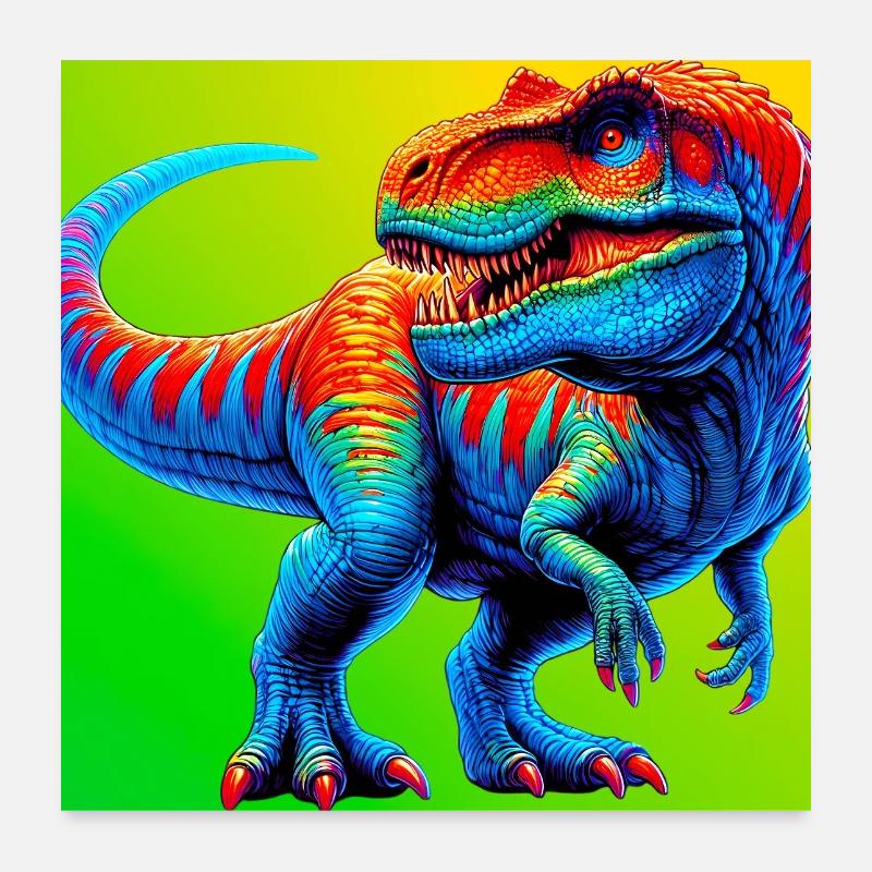 dinosaur Poster 24" x 24" (60x60 cm)