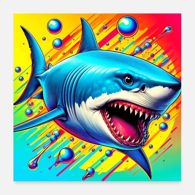 Hai Poster 60x60 cm