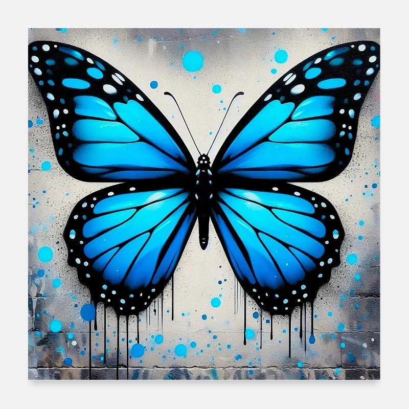 butterfly Poster 24" x 24" (60x60 cm)