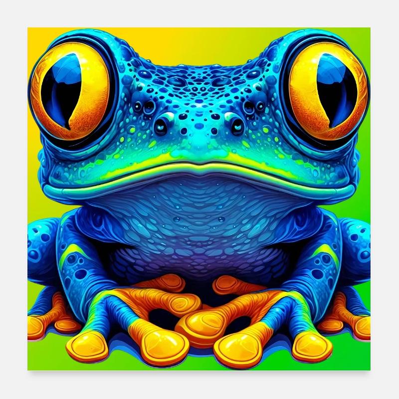 grenouille Poster 60 x 60 cm