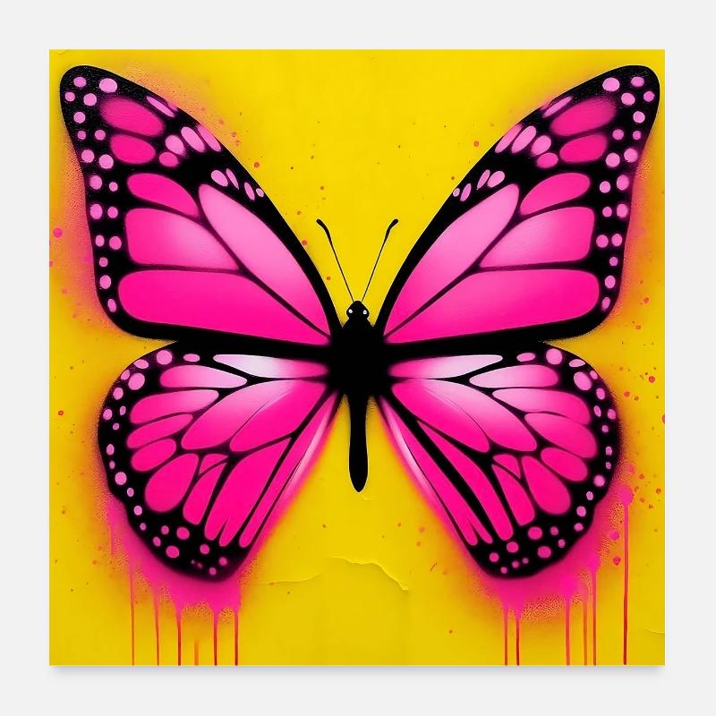papillon Poster 60 x 60 cm